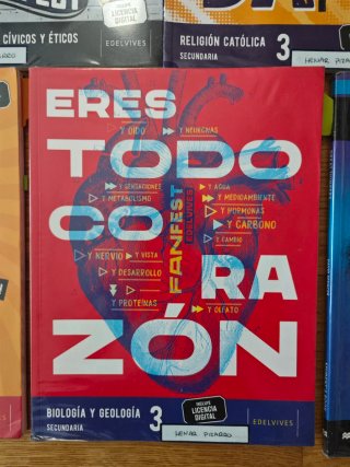 Lote 7 libros de texto 3º ESO Maristas – Edelvives