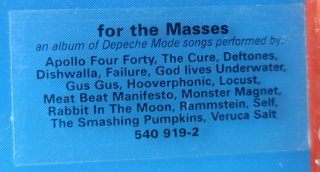 DEPECHE MODE - For the Masses Tribute. Hdcd