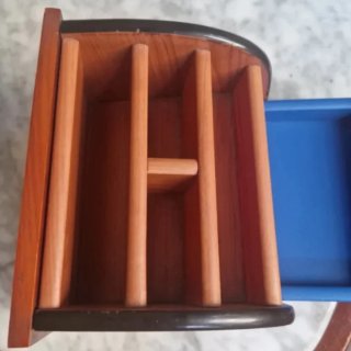 Organizador de escritorio de madera