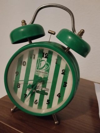 Reloj Despertador Real Betis Balompié 100 Años
