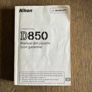 Cámara Nikon D850 Full Frame 45MP DSLR