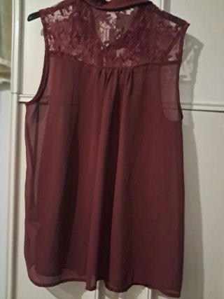Blusa VILA Talla L Transparencias Poliéster