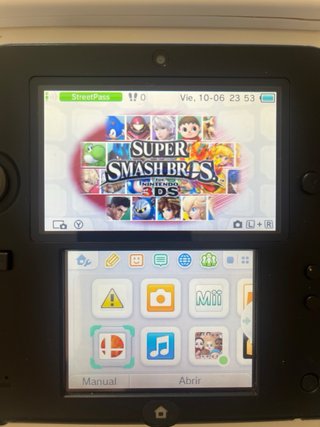 Nintendo 2DS Azul + Cargador y 3 Juegos