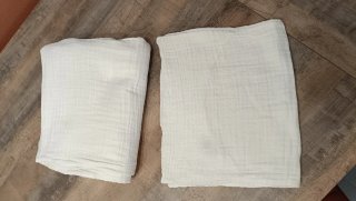 Funda Nórdica Cuna Muselina Blanca