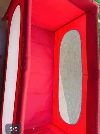 Cuna de viaje Agatha Ruiz de la Prada roja