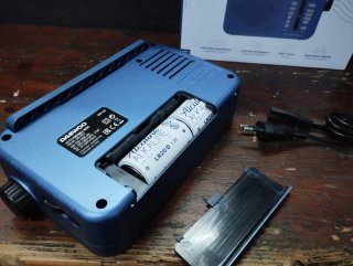 Radio Portátil Daewoo AM/FM Azul
