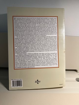 Manual de Historia del Derecho español (Spanish...