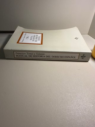 Manual de Historia del Derecho español (Spanish...
