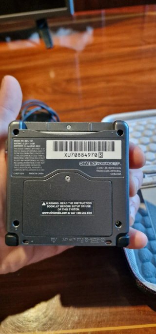 Nintendo Game Boy Advance SP 101 graphyte onyx.