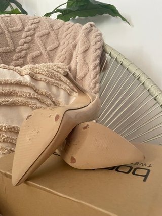 Salones tacón alto Boohoo beige talla 37.5