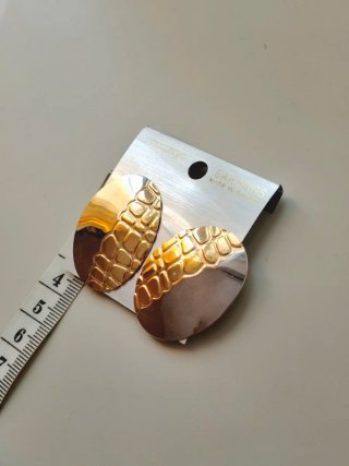 Pendientes vintage dorados y plateados
