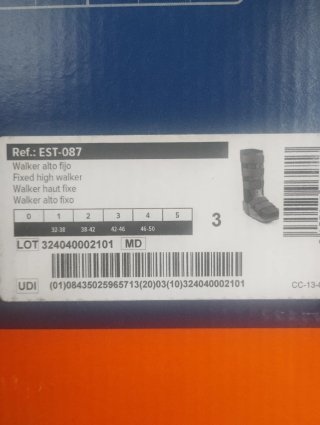 Bota Walker Fija Talla 42-46