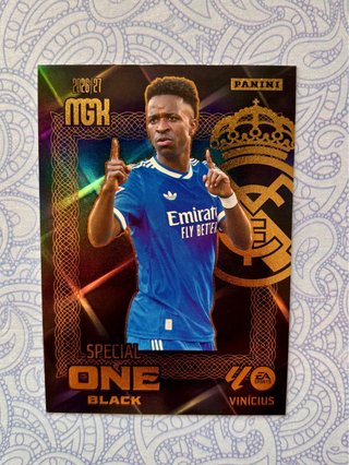 Cromo Vinicius Jr. Special One Black Megacracks