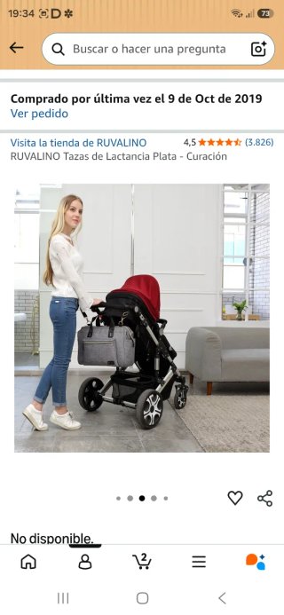 Bolso carrito bebé gris