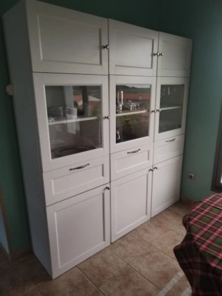 Muebles salón Ikea Blancos