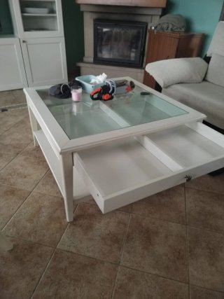 Muebles salón Ikea Blancos