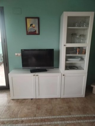 Muebles salón Ikea Blancos
