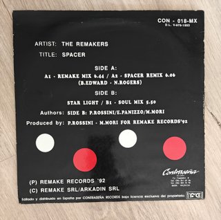 Vinilo 12 RMK - Spacer The Remake