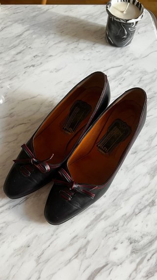 Zapatos Calzados Alberr Vintage Marino lazo T 36