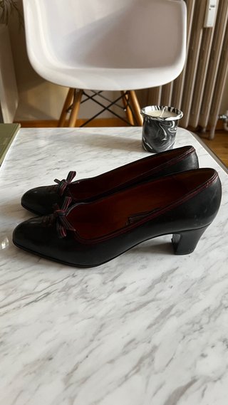 Zapatos Calzados Alberr Vintage Marino lazo T 36