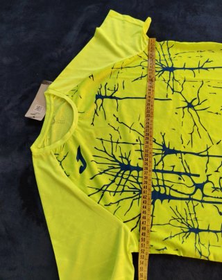 Camiseta Joma Elite IX Mujer T.L Amarillo Flúor