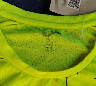 Camiseta Joma Elite IX Mujer T.L Amarillo Flúor