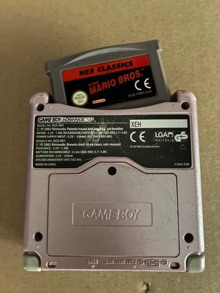 Nintendo Game Boy Advance SP Rosa + Juegos