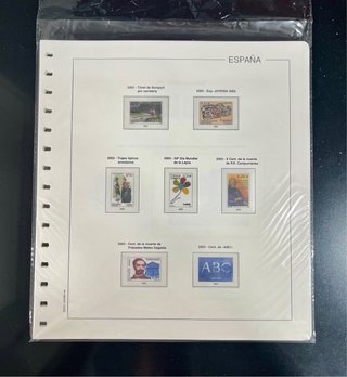 2003 Hojas Sellos Edifil España.