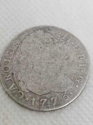 Moneda Antigua 1773 CAROLUS DEI G. Carlos III