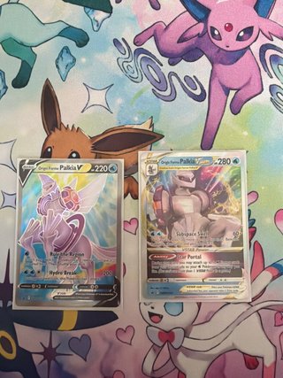 Cartas Pokémon Palkia V y VSTAR