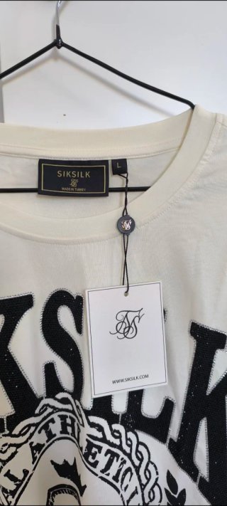 Camiseta SikSilk Beige Talla L hombre