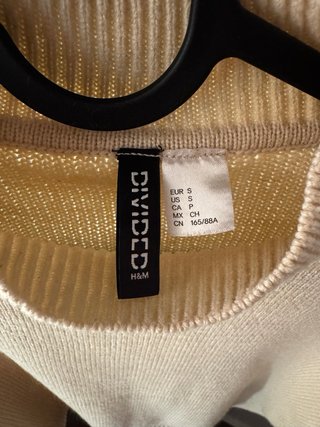 Jersey cuello alto de punto fino – como nuevo / S