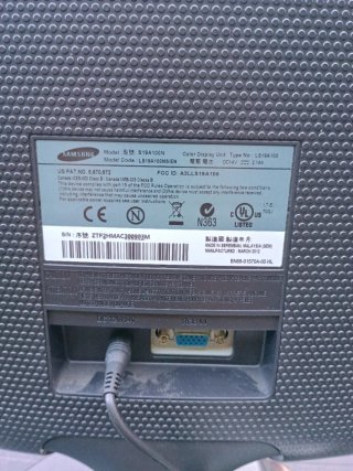 Monitor Samsung SyncMaster SA100 Negro