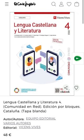 Lengua castellana y literatura, 4 ESO