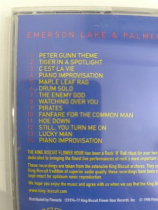 CD Emerson Lake & Palmer Classics Live