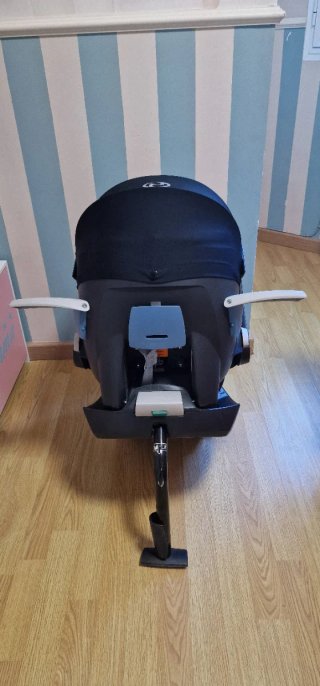 Portabebés Cybex Aton 5 con base, fundas y espejo