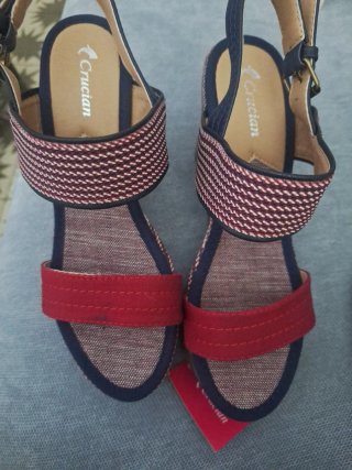 Sandalias cuña mujer talla 40