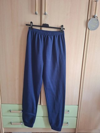Pijama largo panda azul y blanco