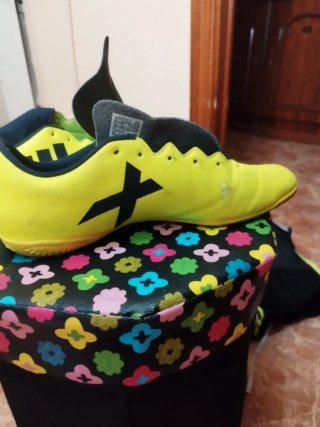 Zapatillas Fútbol Sala Adidas Amarillas