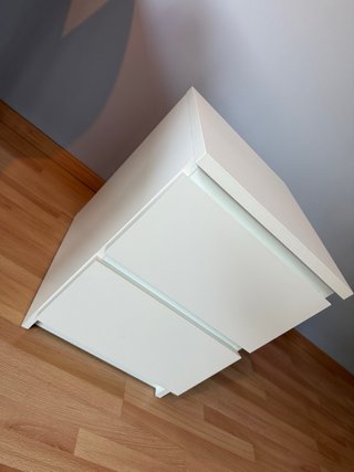 Cómoda Ikea Malm 2 cajones blanca 40x55 cm