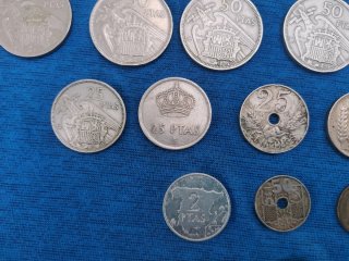 Lote 22 monedas antiguas