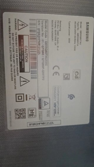 Televisor Samsung QLED Q60T 55 pulgadas