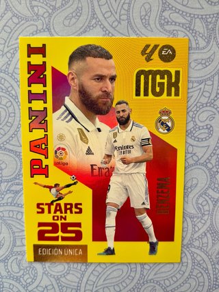 Cromo Panini Benzema Stars on 25 Megacracks 2026/2