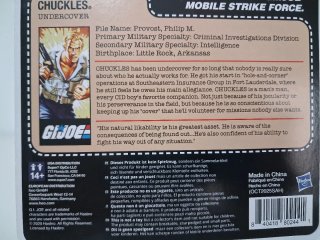 G.I. Joe Chuckles Undercover ReAction+ Nuevo GIJoe