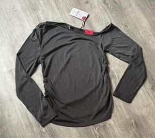Camiseta manga larga gris talla L