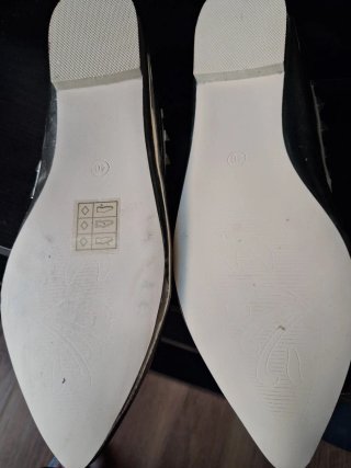 Zapatos planos dorados Top Shoes