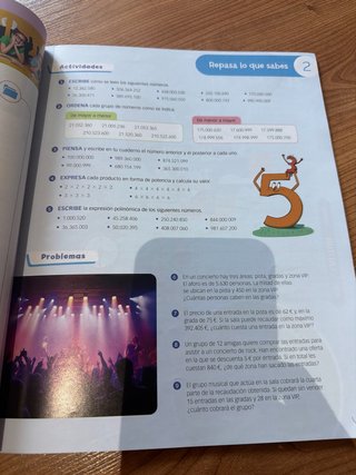 Matemáticas 6 Primaria