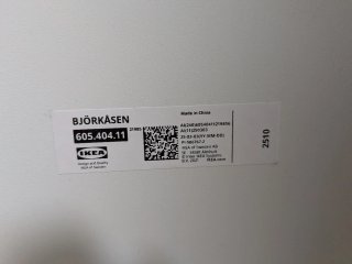 Mesa auxiliar BJORKASEN blanca