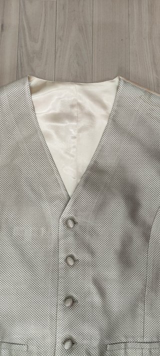 Traje de novio Caramelo negro y beige