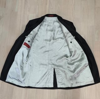 Traje de novio Caramelo negro y beige